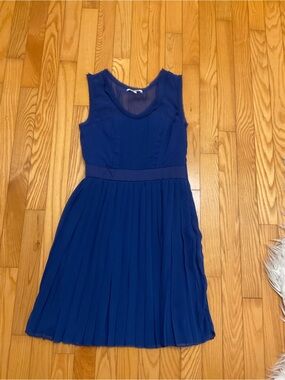 Sleeveless Pleated Dress